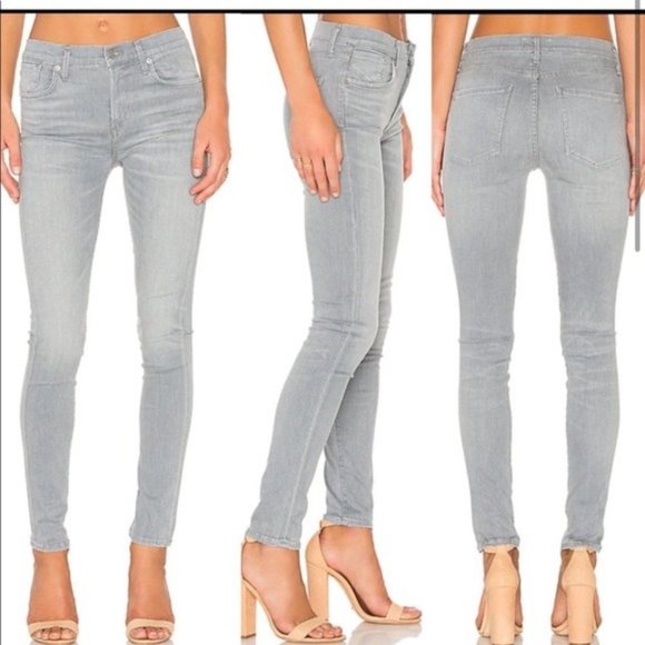 Agolde Filter Free High Rise Skinny Jeans in Fame - Picture 1 of 9